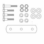 Hardware kit for 9409 cable caddy