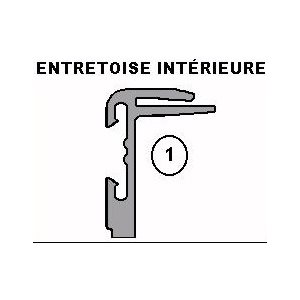 Entretoise intérieure vinyle porte isolée VG