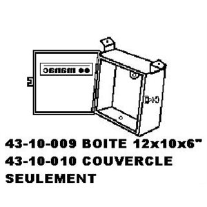 Boite de controle vide, 10X12X6