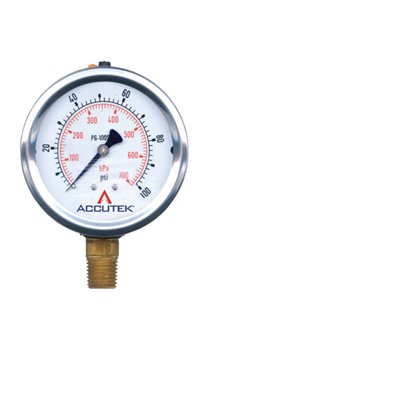 Glycerin filled gauge