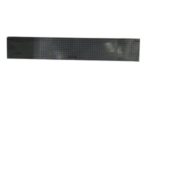 Solid white reflective strip 2"x 12"