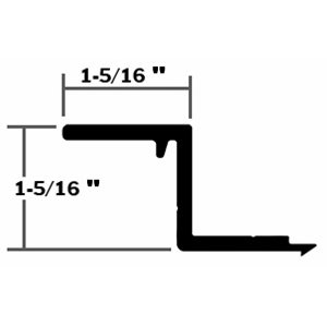 Longeron latéral supérieur GD,partie supérieure, 1,33" haut