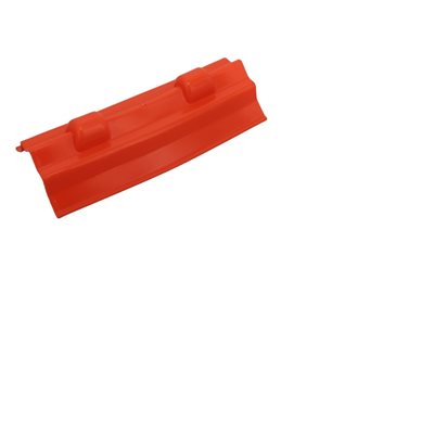 Corner protector, orange plastic 12"